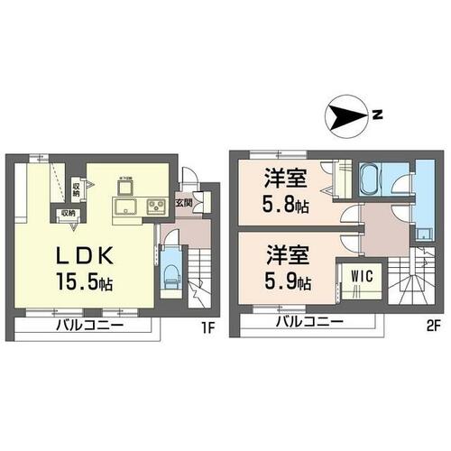 同じ建物の物件間取り写真 - ID:213100177347