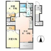 フェイバーブルックⅡ 201 ｜ 三重県三重郡川越町大字亀須新田（賃貸アパート2DK・2階・51.67㎡） その2