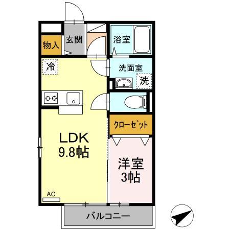 同じ建物の物件間取り写真 - ID:232003349802