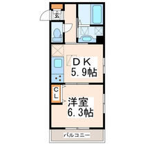 熊本県熊本市西区二本木５丁目（賃貸アパート1DK・2階・31.87㎡） その2