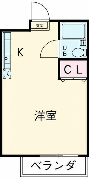 東京都国分寺市本町２丁目(賃貸マンション1R・2階・14.00㎡)の写真 その2