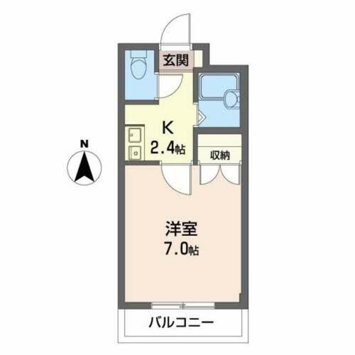 光陽マンションＢ0306の間取り