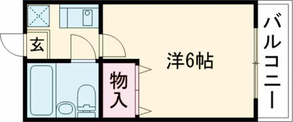 エムティーパレス 302｜東京都江戸川区東葛西８丁目(賃貸アパート1K・3階・17.00㎡)の写真 その2