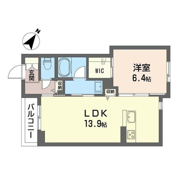 リ・オリエンス 00203｜千葉県千葉市中央区登戸３丁目(賃貸マンション1LDK・2階・47.68㎡)の写真 その2