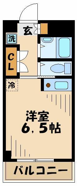 ＭＩＳＨ 105｜東京都八王子市松木(賃貸マンション1R・1階・19.38㎡)の写真 その2