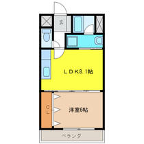 グレイスコート  ｜ 愛知県犬山市大字犬山字富士見町（賃貸マンション1LDK・4階・37.17㎡） その2