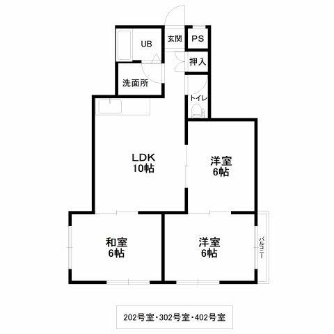 同じ建物の物件間取り写真 - ID:227081342967