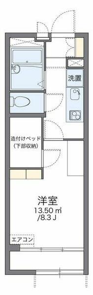 レオパレスＧＦ白鷺 104｜東京都中野区白鷺３丁目(賃貸アパート1K・1階・22.35㎡)の写真 その2