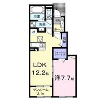 千葉県木更津市中里（賃貸アパート1LDK・1階・50.14㎡） その2