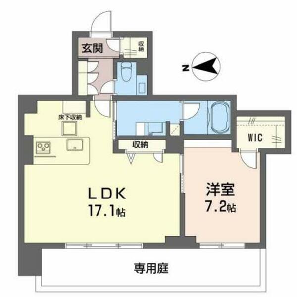 カーサ・カリダ（ＢＥＬＳ認証） A0102｜岡山県岡山市北区田中(賃貸マンション1LDK・1階・59.00㎡)の写真 その2