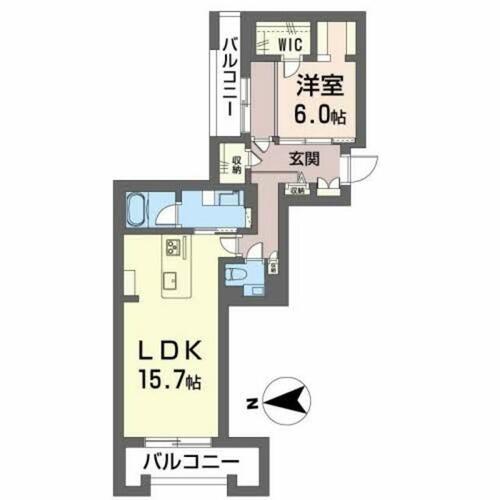 同じ建物の物件間取り写真 - ID:233019445383