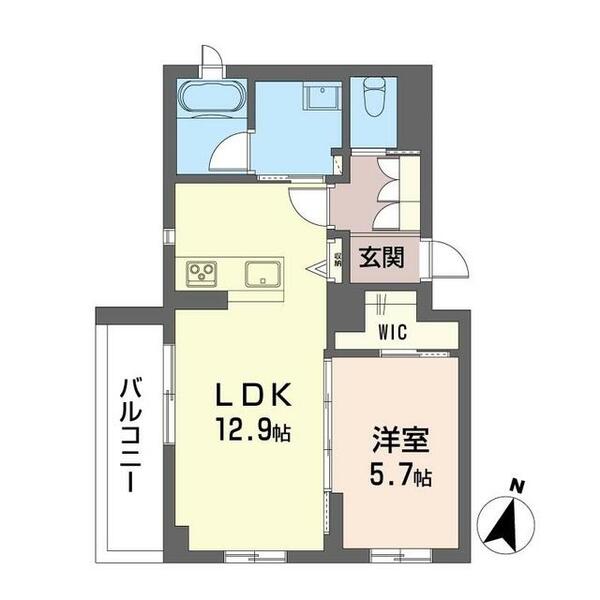 ヴェルビータ 00201｜埼玉県さいたま市中央区本町東２丁目(賃貸マンション1LDK・2階・47.46㎡)の写真 その2