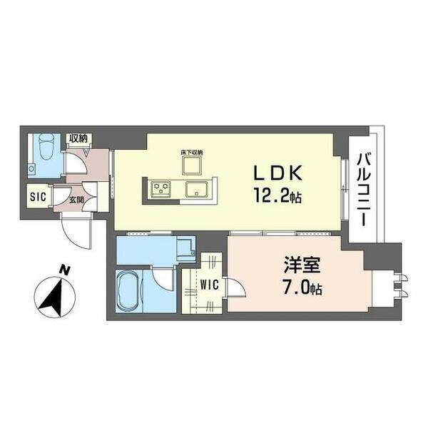 アティチュード 00106｜千葉県柏市今谷上町(賃貸マンション1LDK・1階・46.29㎡)の写真 その2