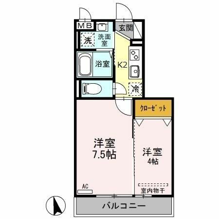 同じ建物の物件間取り写真 - ID:211047347151