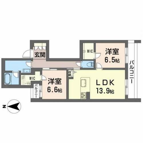 同じ建物の物件間取り写真 - ID:229009024835