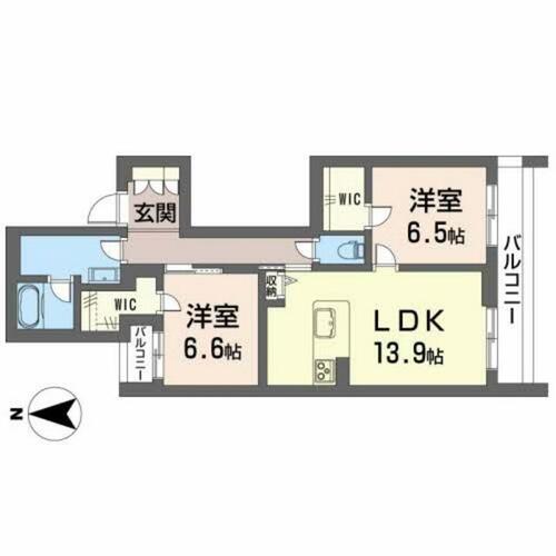 同じ建物の物件間取り写真 - ID:229009024836