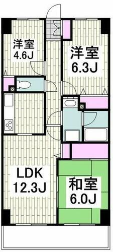 同じ建物の物件間取り写真 - ID:214055996734