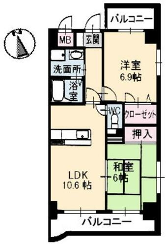 同じ建物の物件間取り写真 - ID:234022836111