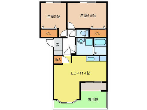 同じ建物の物件間取り写真 - ID:221010729993