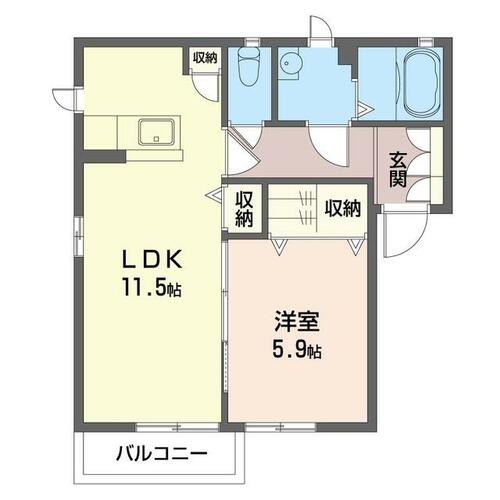 同じ建物の物件間取り写真 - ID:209005590674