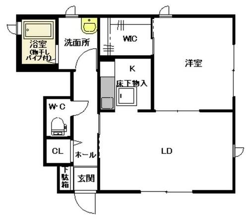 同じ建物の物件間取り写真 - ID:243006664260