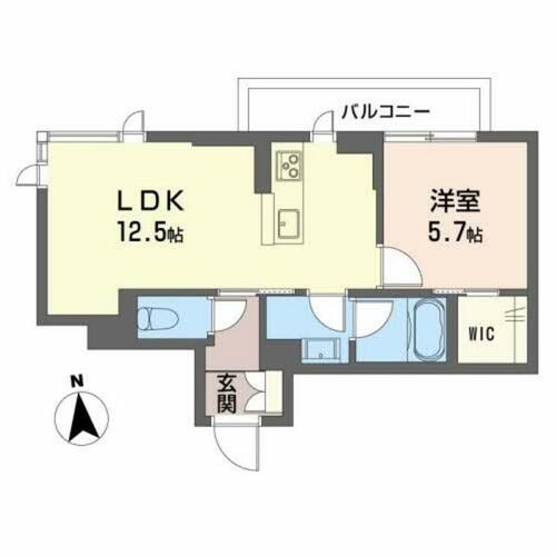 同じ建物の物件間取り写真 - ID:207001163319