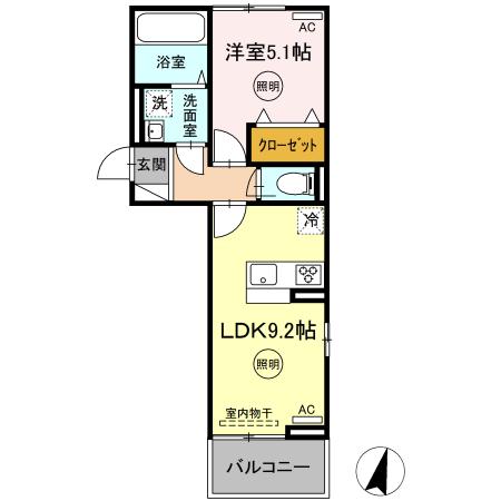 同じ建物の物件間取り写真 - ID:240024161389