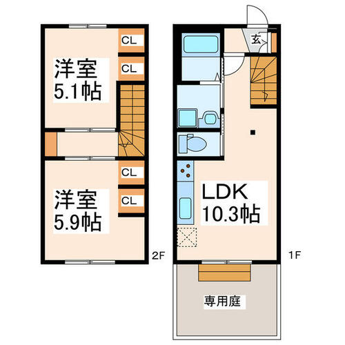 同じ建物の物件間取り写真 - ID:243006662983