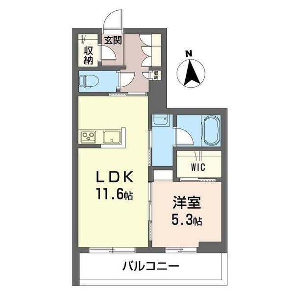 ルリス 00102｜千葉県流山市南流山７丁目(賃貸マンション1LDK・1階・45.13㎡)の写真 その2