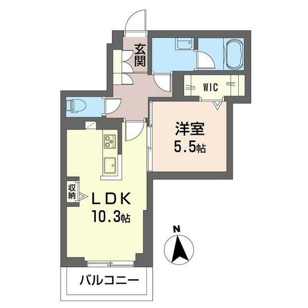 ルリス 00305｜千葉県流山市南流山７丁目(賃貸マンション1LDK・3階・42.89㎡)の写真 その2