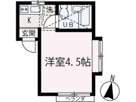 シャトリエ朝霞 201 ｜ 埼玉県朝霞市根岸台２丁目（賃貸アパート1R・2階・14.35㎡） その2