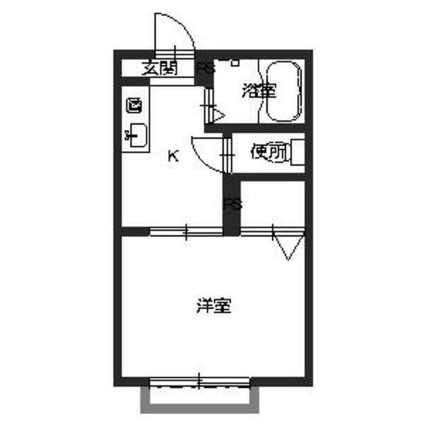 レ・ベッレアカーザ 0201｜奈良県橿原市新口町(賃貸アパート1K・2階・21.21㎡)の写真 その2