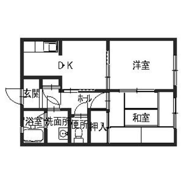 グリーンルーフＮ 0103｜和歌山県御坊市薗(賃貸アパート2DK・1階・44.33㎡)の写真 その2
