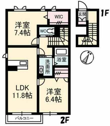 同じ建物の物件間取り写真 - ID:238007234490