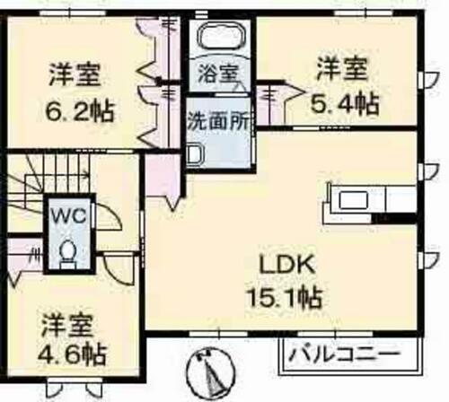 同じ建物の物件間取り写真 - ID:231504670769