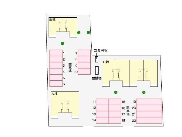 ヴェルデシャトーＡ 201｜佐賀県唐津市鏡(賃貸アパート2LDK・2階・54.85㎡)の写真 その3