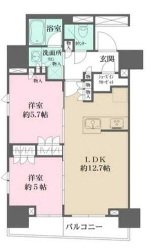 同じ建物の物件間取り写真 - ID:213103778944