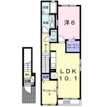 千葉県君津市中野５丁目（賃貸アパート1LDK・2階・48.92㎡） その2