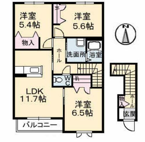 同じ建物の物件間取り写真 - ID:232003657378