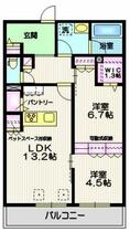 ＥＣＲＥＴＴＥ西品川 202 ｜ 東京都品川区西品川１丁目（賃貸マンション2LDK・2階・63.32㎡） その2