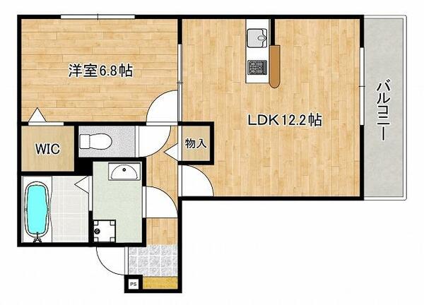 兵庫県神戸市東灘区住吉本町１丁目(賃貸アパート1LDK・1階・47.94㎡)の写真 その2