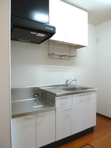 画像9:【キッチン】ガスコンロ対応キッチン！！水切り棚も設置しています！！