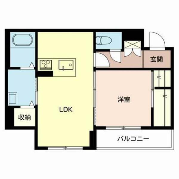 メゾン・ポルトボヌール 0303｜滋賀県東近江市外町(賃貸マンション1LDK・3階・44.73㎡)の写真 その2