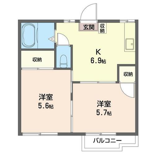 同じ建物の物件間取り写真 - ID:211046547888