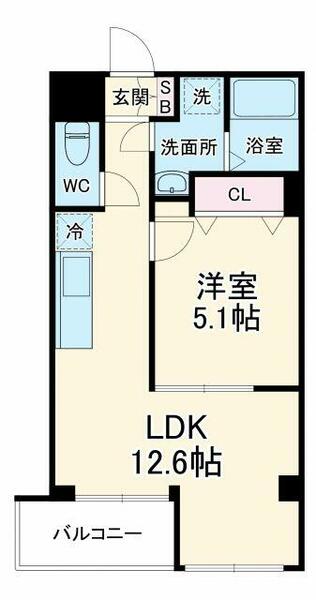 グランドール大宮 302｜埼玉県さいたま市大宮区仲町３丁目(賃貸マンション1LDK・3階・38.70㎡)の写真 その2