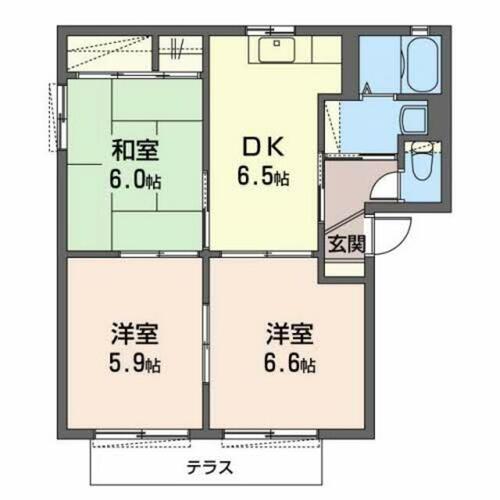 同じ建物の物件間取り写真 - ID:230029121436