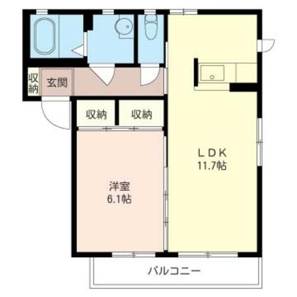 メゾン　ド　倉 00102｜茨城県取手市藤代南１丁目(賃貸アパート1LDK・1階・43.01㎡)の写真 その2