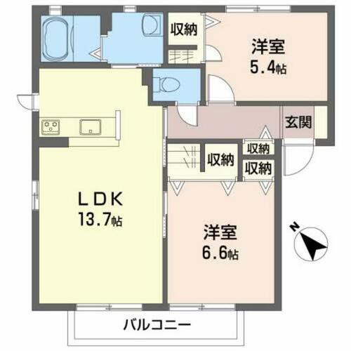 同じ建物の物件間取り写真 - ID:238007259130