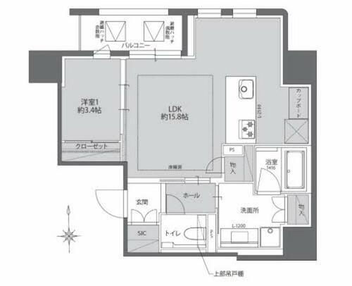 同じ建物の物件間取り写真 - ID:227082142059