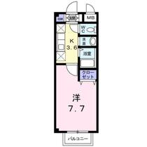 パル本城 202 ｜ 福岡県北九州市八幡西区御開１丁目（賃貸アパート1K・2階・25.05㎡） その2